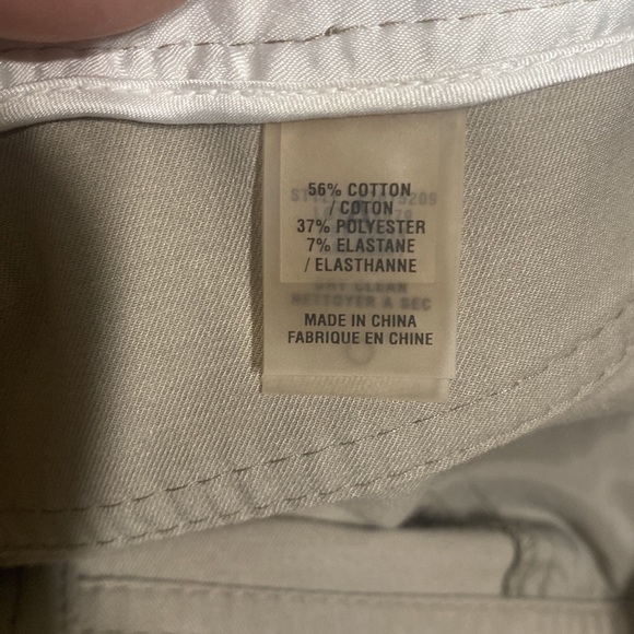 ELIE Tahari Flare Leg Cotton Blend Pants - Picture 8 of 8